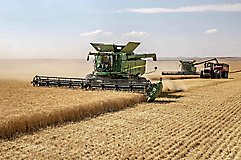 harvesting field
