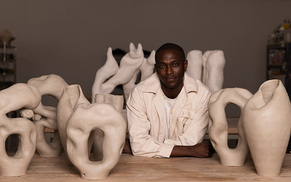 The Curves and Wrinkles of the Human Body Are Secret Inspirations For Artist Mohamed Ouedraogo
