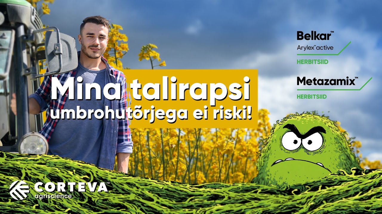 Mina talirapsi umbrohutõrjega ei riski!