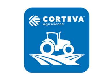 A white tractor with the words 