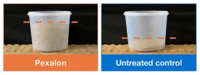 Improved yield - treated vs. untreated comparison view