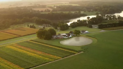 Chesapeake farms hero drone view