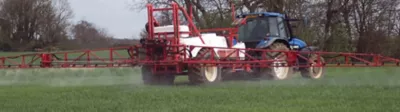 Spraying Wheat