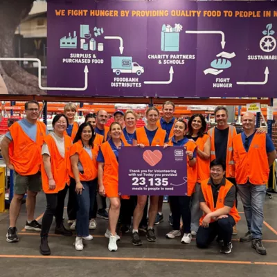 Corteva staff at Foodbank Australia